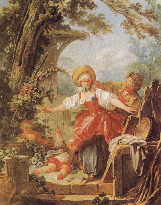 Jean Honore Fragonard Blind Man's Buff